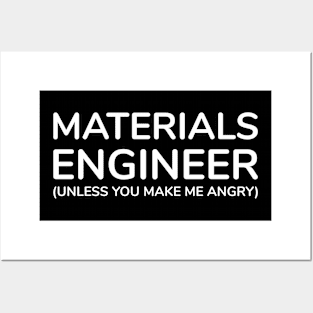 materials engineer Posters and Art